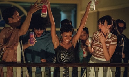 Sophie Wilde (centre) in Everything Now.