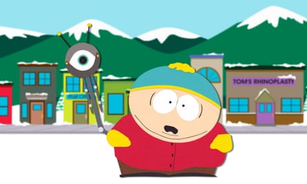 Cartman and his probe from the very first episode in 1997.