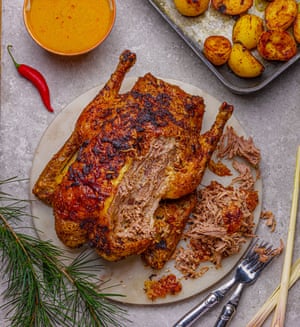 Coconut and lemongrass roast duck by Mandy Yin