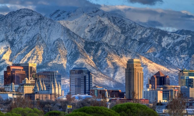 A view of Salt Lake City