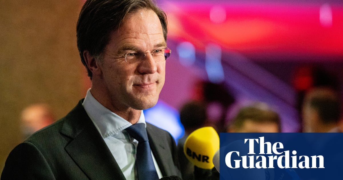 ‘It is humbling’: Mark Rutte claims fourth term in Netherlands election – video