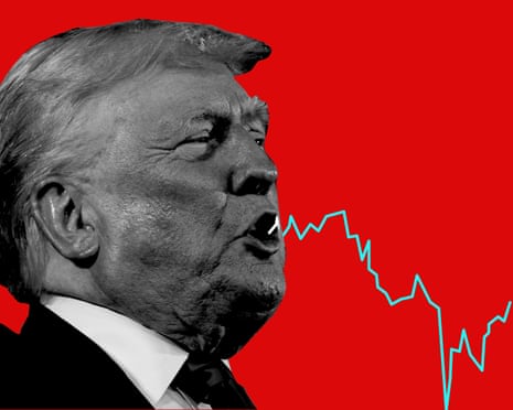 Trump's promised 'golden age' for the US economy is off to a chaotic start | US economy | The Guardian