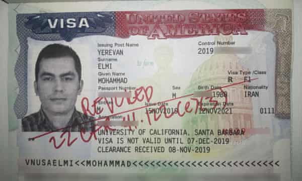 Treated Like A Terrorist Us Deports Growing Number Of Iranian Students With Valid Visas From Us Airports Us News The Guardian