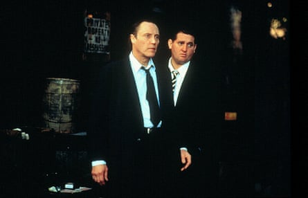 Christopher Walken and Chris Penn in The Funeral.