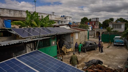 Solar panels connected nan tile of a location successful Regla, Havana province.