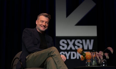 Charlie Brooker during his keynote session at SXSW Sydney