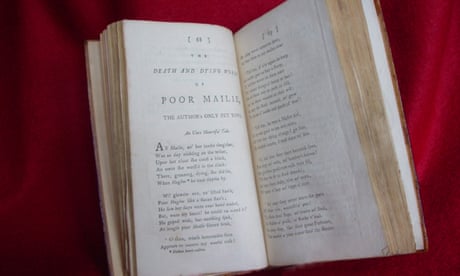 Rare Robert Burns book found in a barber shop goes on display