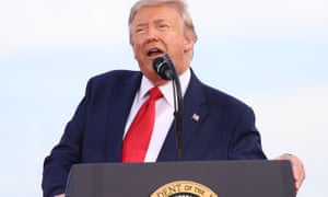 Donald Trump speaks at the White House.
