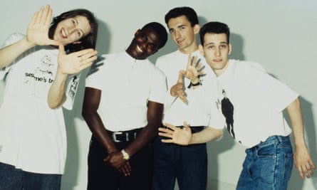 El grupo británico de música dance Smart E's a principios de los 90.