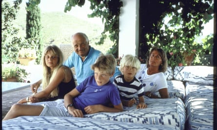 A Goldsmith family portrait in 1987.