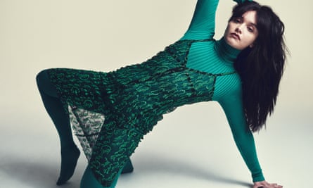 ‘I’ve always been quite protective of myself’: Olivia Cooke wears roll neck and dress by victoriabeckham.com.