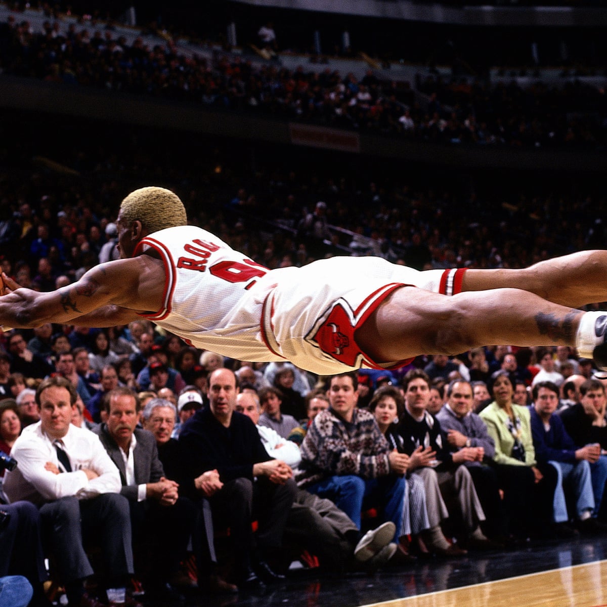 Rodman Dennis Rodman Pistons Dive