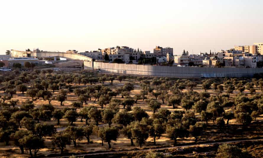 The separation wall near Bethlehem’s Checkpoint 300