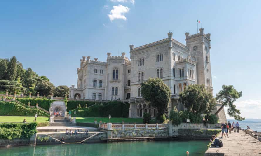 Miramare castle, built in 1860.