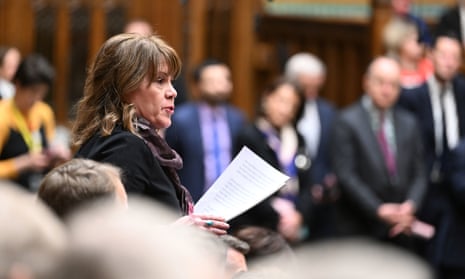 Mary Foy in the House of Commons, London.