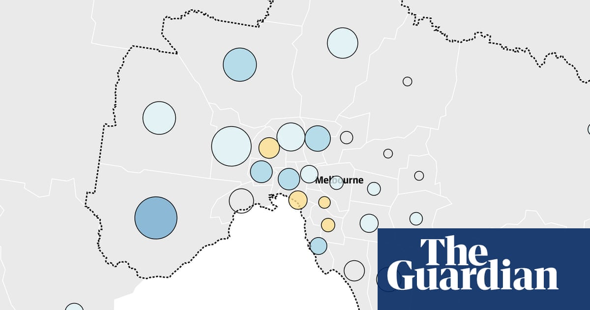 Victoria And Melbourne Covid Trend Map Where Coronavirus Cases Are Rising Or Falling Victoria The Guardian