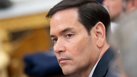 The US secretary of state, Marco Rubio