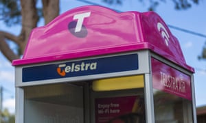 Telstra phone box