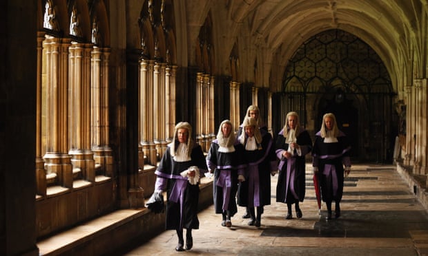 Judges in Westminster Abbey