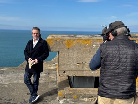 Filming the Ghosts of Alderney.
