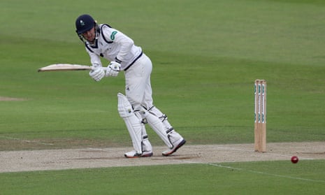 Jonathan Tattersall in action for Yorkshire against Essex.