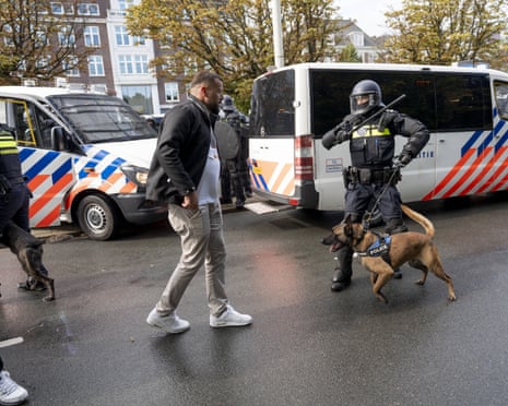 Unrest on the Malieveld following the conviction of former Kosovar President Hashim Thaçi.