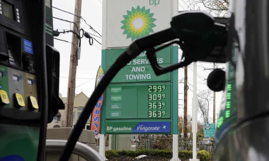 A BP petrol station in New Jersey.