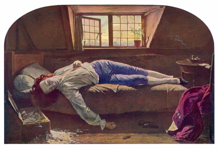 The Death of Chatterton by Henry Wallis.