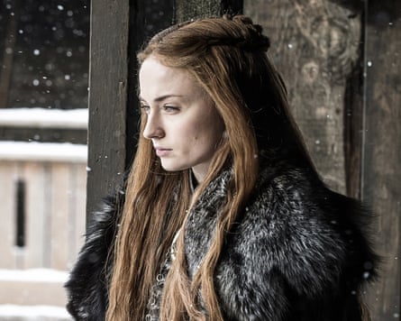 Queen of the North … Turner as Sansa Stark in Game of Thrones.