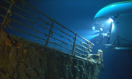 The Mir submersible which was used by James Cameron to visit the wreck of the Titanic