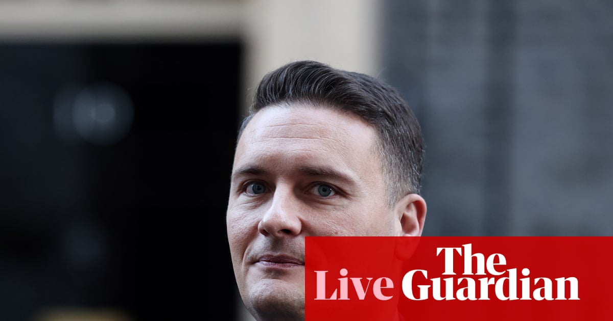 Streeting says he cannot guarantee patient safety if – UK politics live