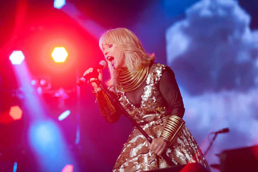 On stage at the Rewind North festival, Cheshire in 2017.