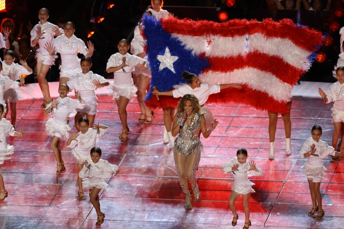 Super Bowl Show S Latino Flavor And Political Edge Hits Home With Audience Sport The Guardian
