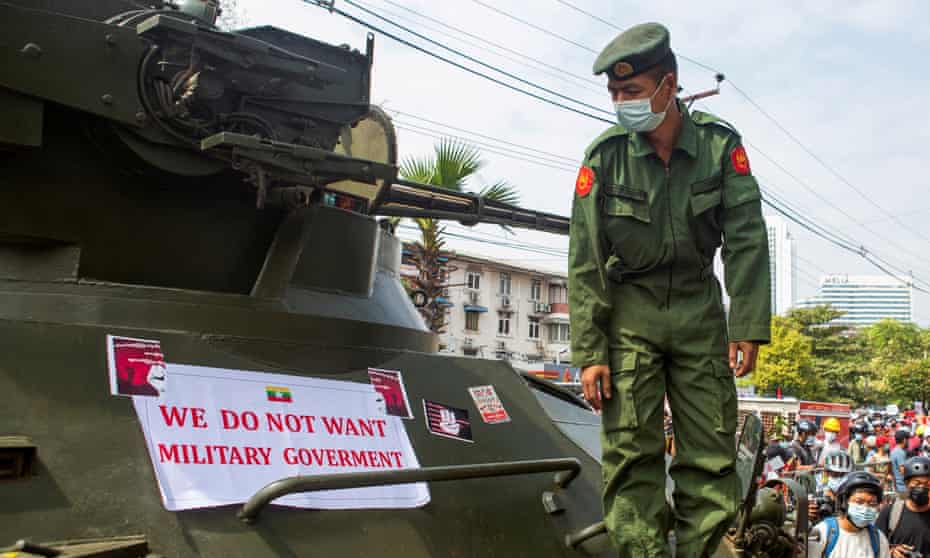Myanmar’s military seized power from the democratically elected government of Aung San Suu Kyi on 1 February 2021.