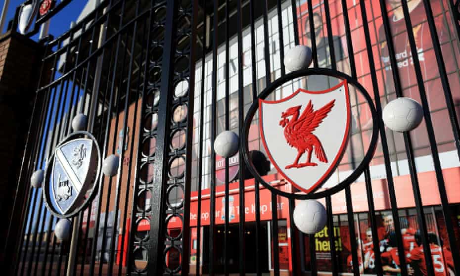 The Paisley Gates at Liverpool’s Anfield stadium.