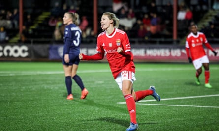 Cloé Lacasse has been in fine goalscoring form for Benfica.