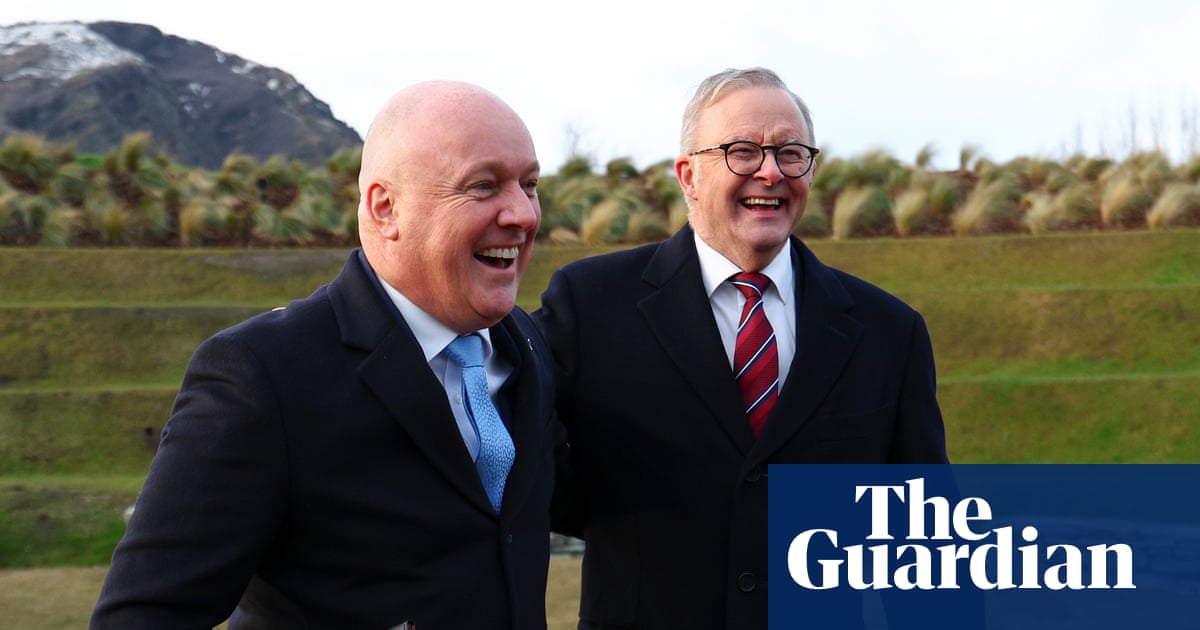 Cuddles, cuppas and chemistry: Albanese and Luxon downplay divisions in times of global turmoil