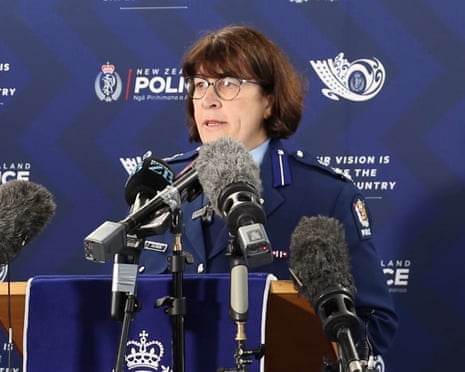 Deputy commissioner Jill Rogers addressing the media earlier today