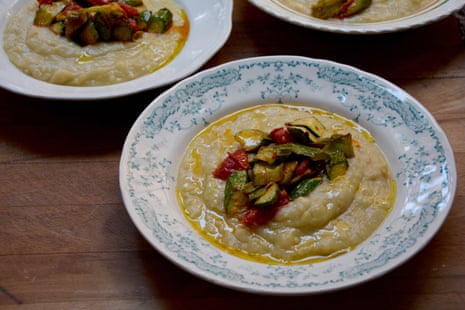 Rachel Roddy’s recipe for broad bean favata with courgettes and ...