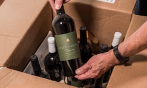 A box delivered from Naked Wines
