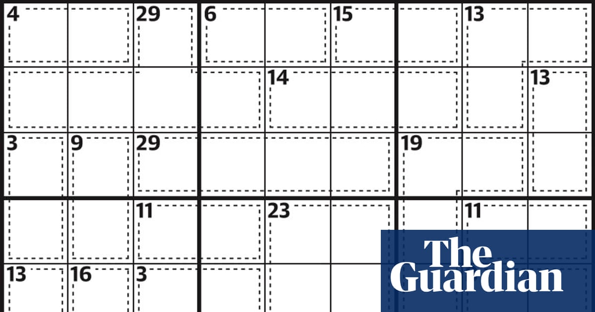 Killer sudoku 1,034