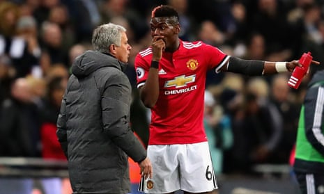 Paul Pogba was substituted by Jose Mourinho against Tottenham and then dropped for Huddersfield game.