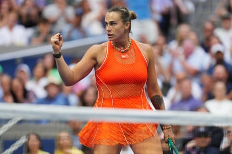 Aryna Sabalenka v Elena Rybakina: US Open 2026 women’s singles final goes to deciding set – live