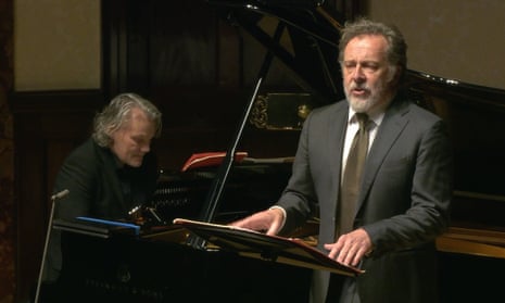 Formidable reputation … Christian Gerhaher and Gerold Huber at Wigmore Hall, London.