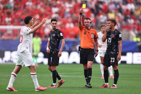 Another yellow, this time to Morocco’s Bilal El Khannouss