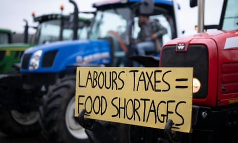 Far-right groups plan to hijack farmers' protest in London against tax changes | Farming | The Guardian