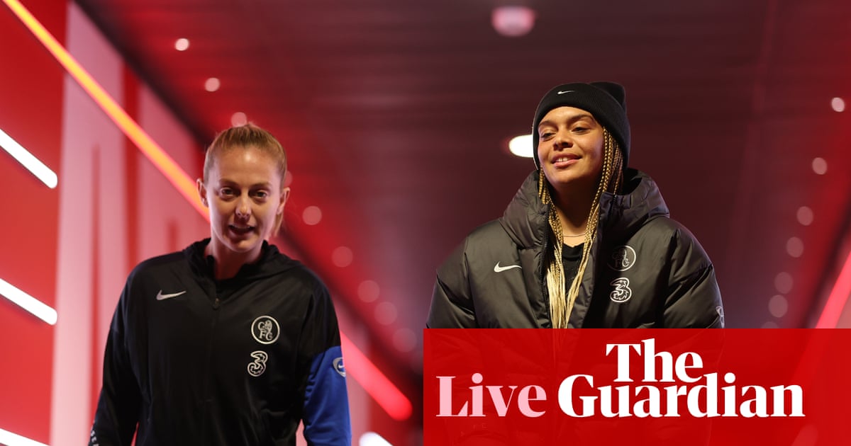Arsenal v Chelsea: Women’s Champions League quarter-final, first leg – live