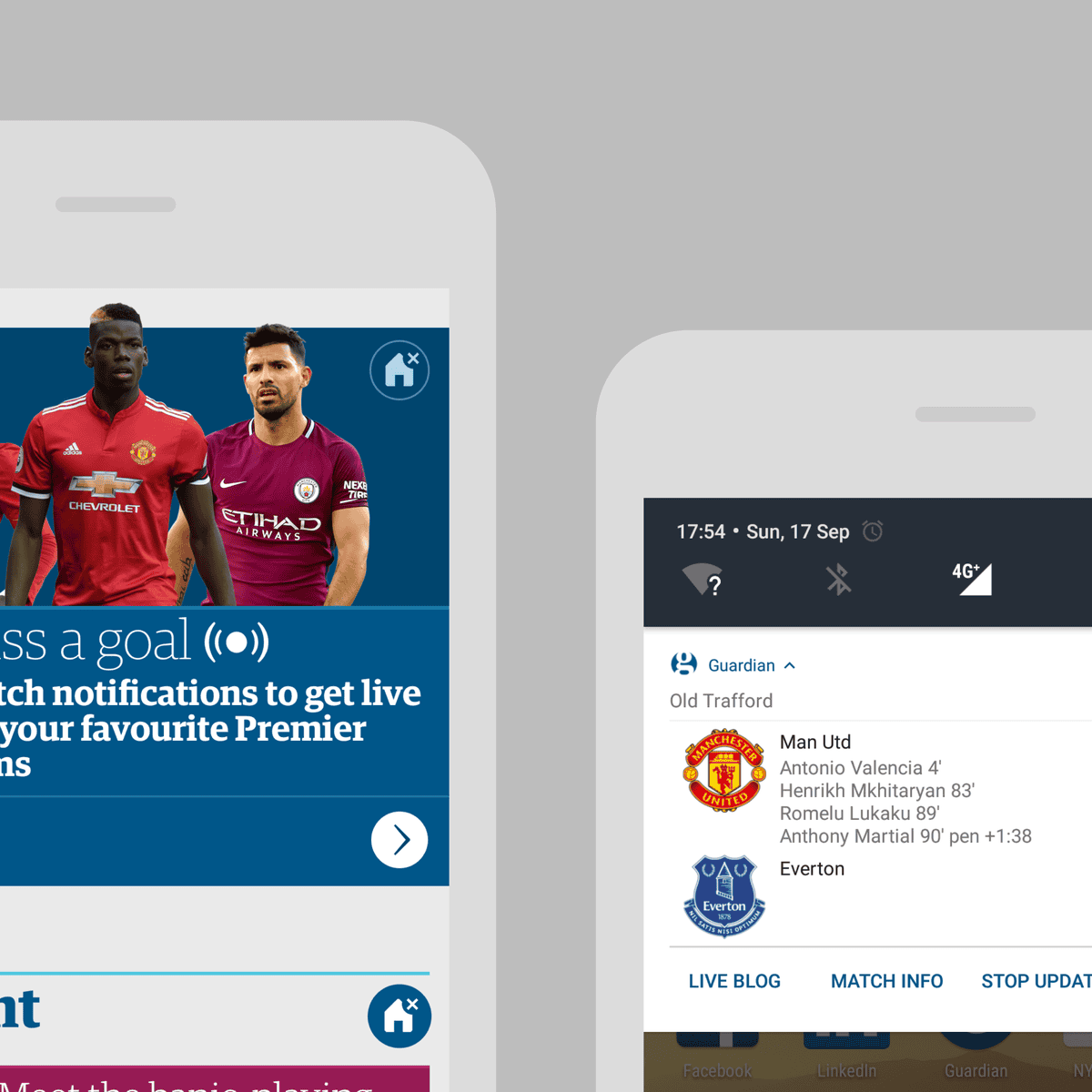 Introducing Our New Football Notifications On The Guardian App Football The Guardian