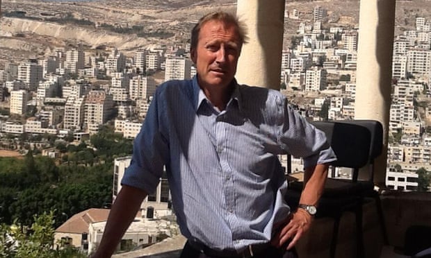History teacher Michael Davies in Nablus