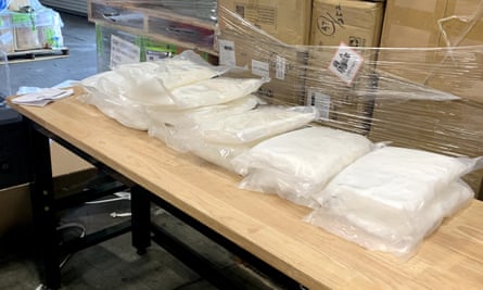 The intercepted methamphetamines that were allegedly destined for WA.